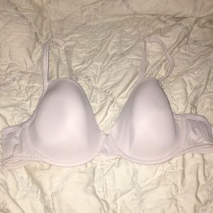 Cacique 44c white cream sexy cute bra plus size